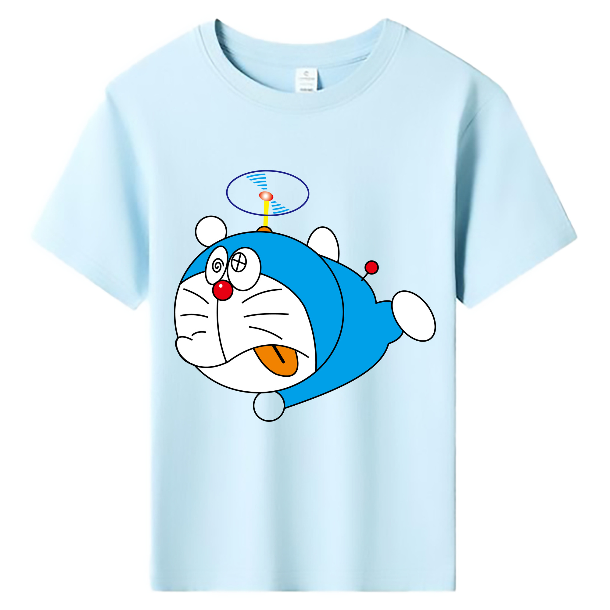 （画像用） ドラえもん Doraemon 綿100％キッズTシャツ（フロントプリント）